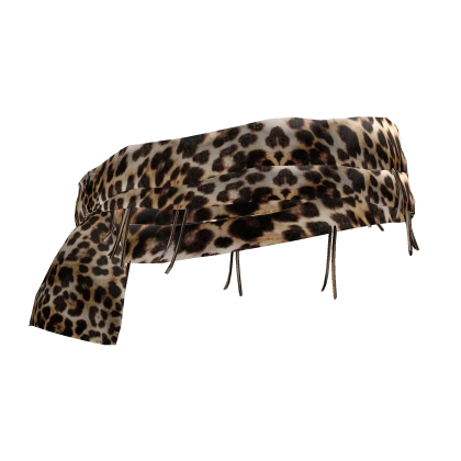 leopard chrome headscarf