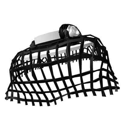 Y2k White Fedora & Veil