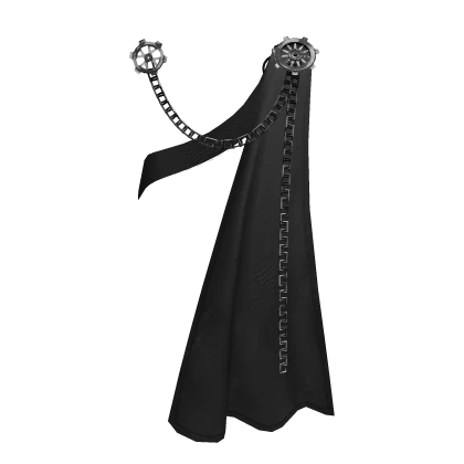 1.0 Steampunk cape - black/silver