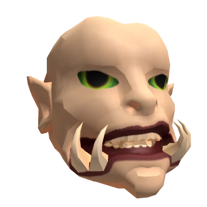 White Orc Head