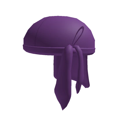 Purple Side Tied Durag