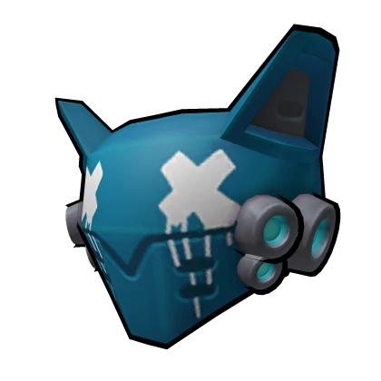 Cat Sci-fi Mask (Blue)