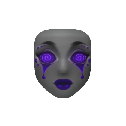 Violet Cursed Queen Mask