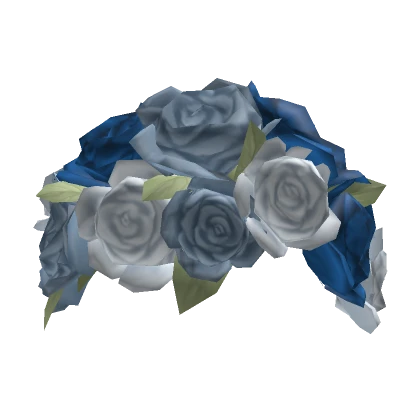 Shades Of Blue Rose Crown