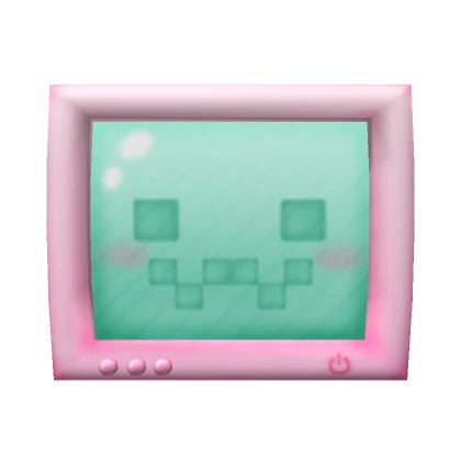 Pink Kawaii TV Head