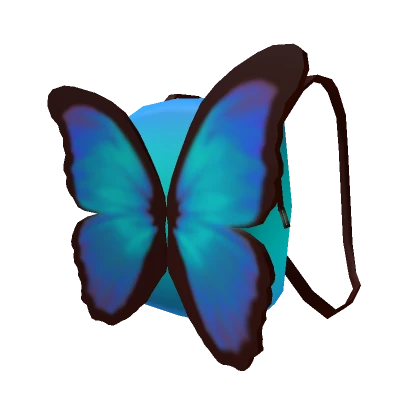 Blue Butterfly Backpack