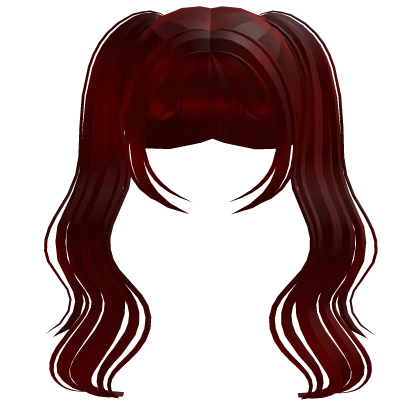 Red Wavy Pigtails