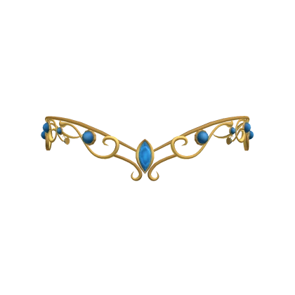 Ethereal Grace Tiara gold/blue