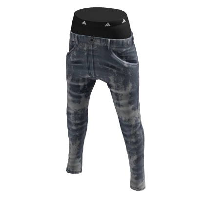 adidas Low Slung Skinny Camo Jeans