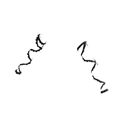 ♡ Black ruffled ribbon sleeves arms