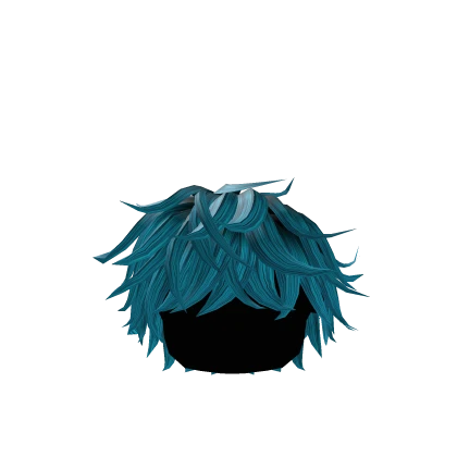 Cool Blue Anime Boy Hair