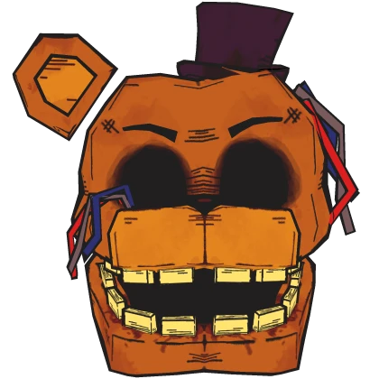 FNAF Retro Freddy - Glitched Mask