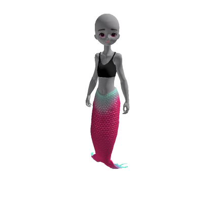 Female mermaid - pink