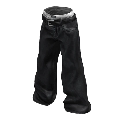 Catyard - Denim Jeans (Washed Black) Y2K