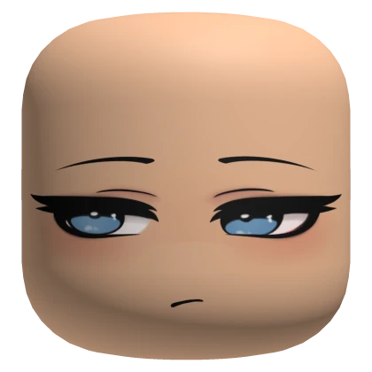 Slightly Offended Cute Face With Blue Eyes - Light