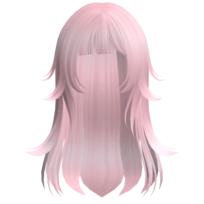 Cute Anime Messy Wolf Cut Hair (Light Pink)