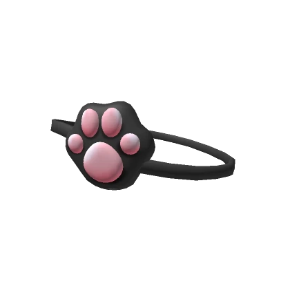 Kitty Paw Eyepatch Black