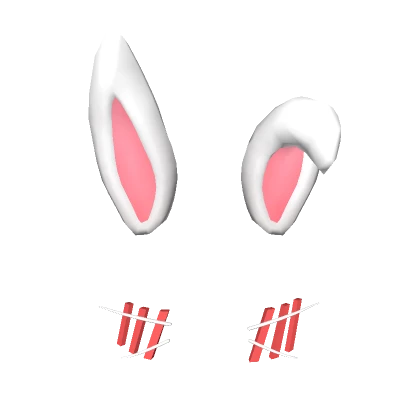 Cute Bunny Filter w/ Blush (White)