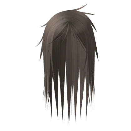 ☆ scene emo spiked hair brown