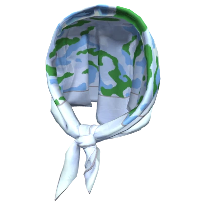BB Blue Head Scarf Wrap  