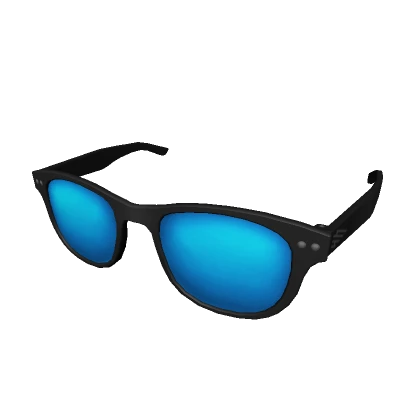 Blue Lens Wayfarer Sunglasses