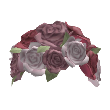 Shades Of Pink Rose Crown