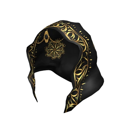 Mystic charmed Veil - black/gold