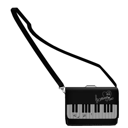 ♡ : 1.0 cute music note piano bag
