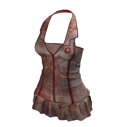 2000s Halloween Nurse Costume (Dirty)