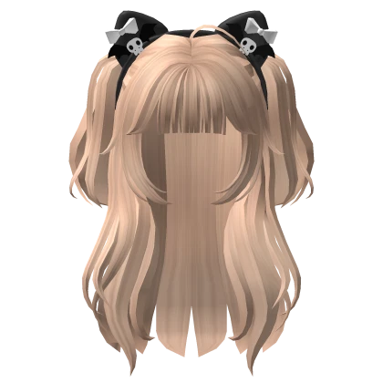 🍀Cat Ears Half Up Pigtails (Blonde)