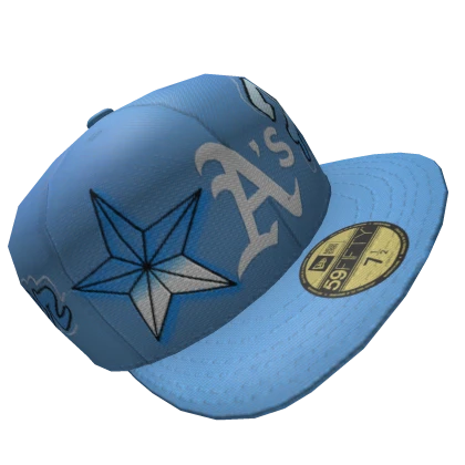 Blue ATL Custom Fitted Cap | SideWays