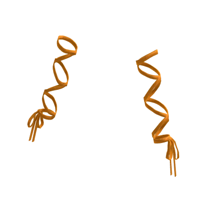 Orange Halloween Arm Ribbons with Bow