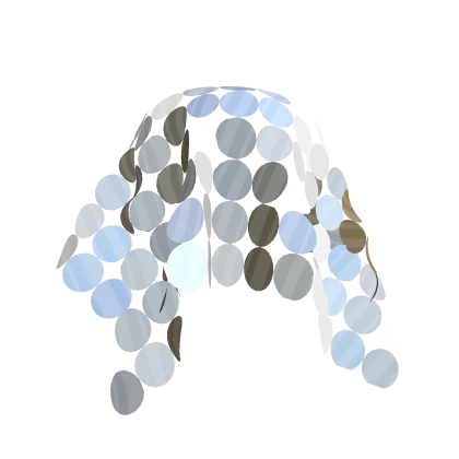 Circle Reflective Cloth Veil