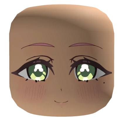 Green Eyes Face