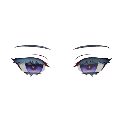 Shorekeeper's Purple Anime Eyes (3D Face) WUWA