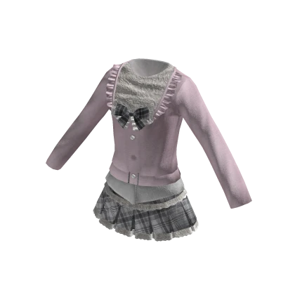 Cute School Uniform Pink