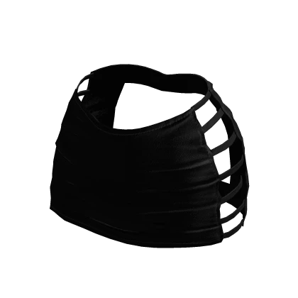 BB Black Y2K Afterparty Strapped Miniskirt