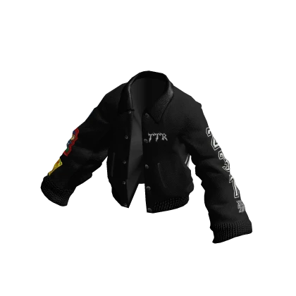 TTR Black Varsity Jacket