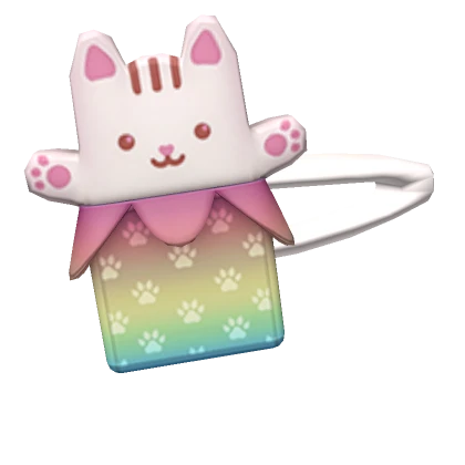 Miau Chocolate Hair Clip Rainbow