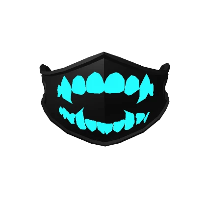 Blue Teeth Face Mask