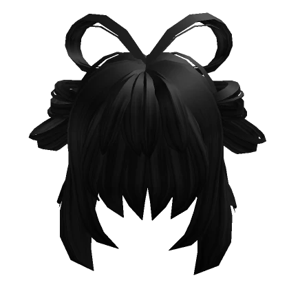 Black Anime Yokai Princess Hair