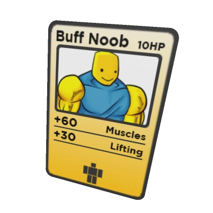 Buff Noob Trading Card