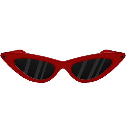 Sassy Stylish Shades [Red + Black]