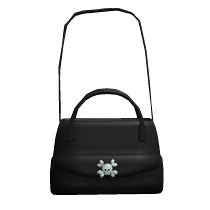 Black Leather Skull Purse 3.0