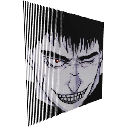 Guts anime Berserk back (disappearing picture)