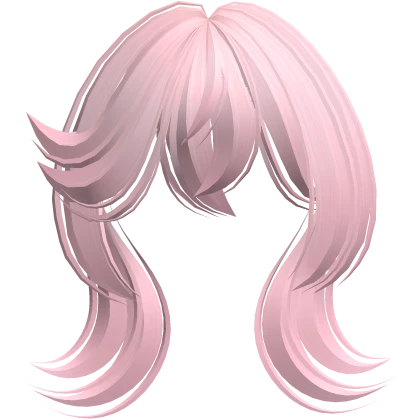Punk Fluffy Spiky Long Bangs (Light Pink)