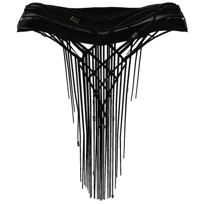 3.0 Esoteric Gaian Temprit Bead Black Waist Ropes