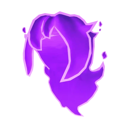 Purple Fire Hair (Long)
