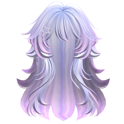 Super Fluffy Wavy Anime Hairstyle (Cotton Candy)