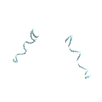 ♡ Blue ruffled ribbon sleeves arms